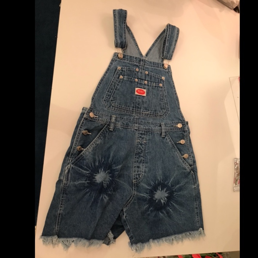 Denim overalls size medium